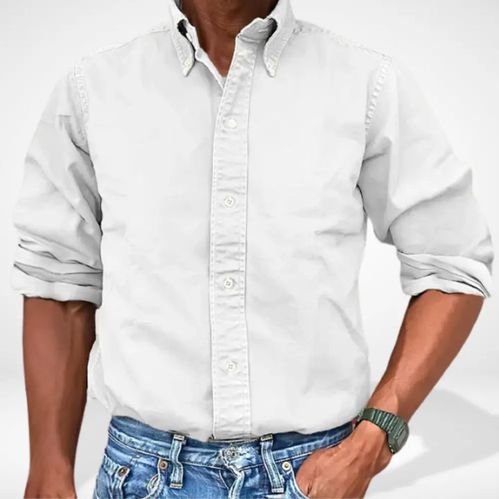 Moriam homme coupe droite col boutonné Jeffry
