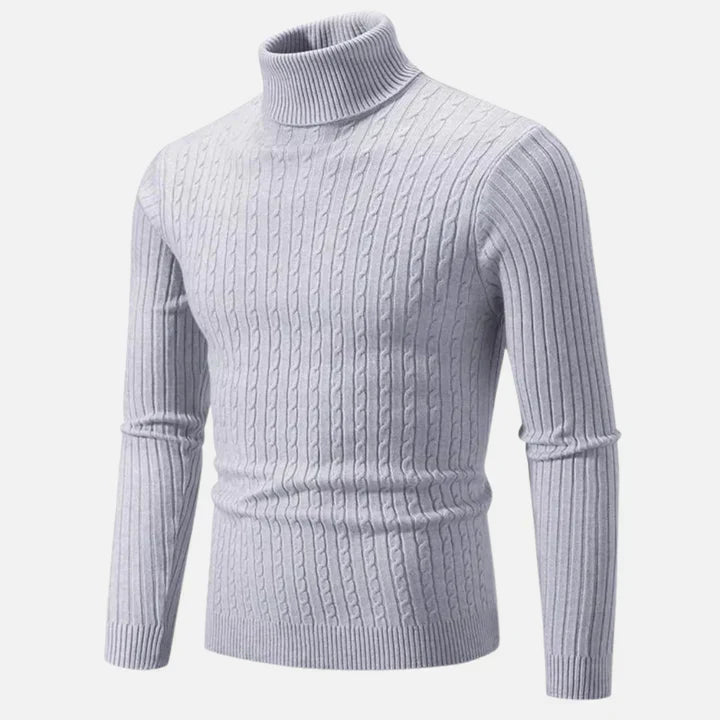 Noorax | Pull col roulé en maille pour hommes