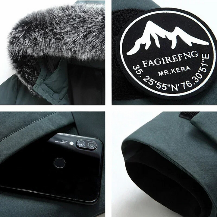 Roelles | Parka d’hiver coupe-vent homme