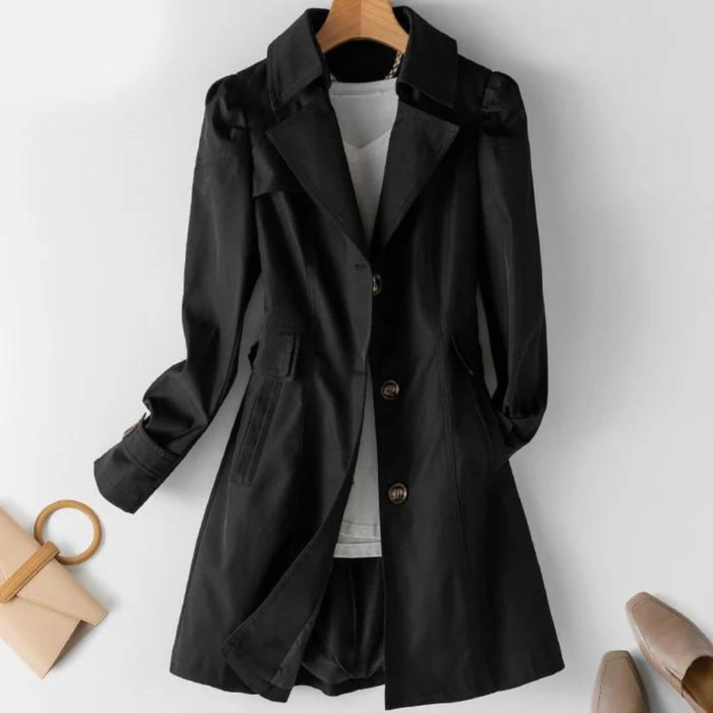Aosiama | Trench Coat Élégant Long Pour Femmes