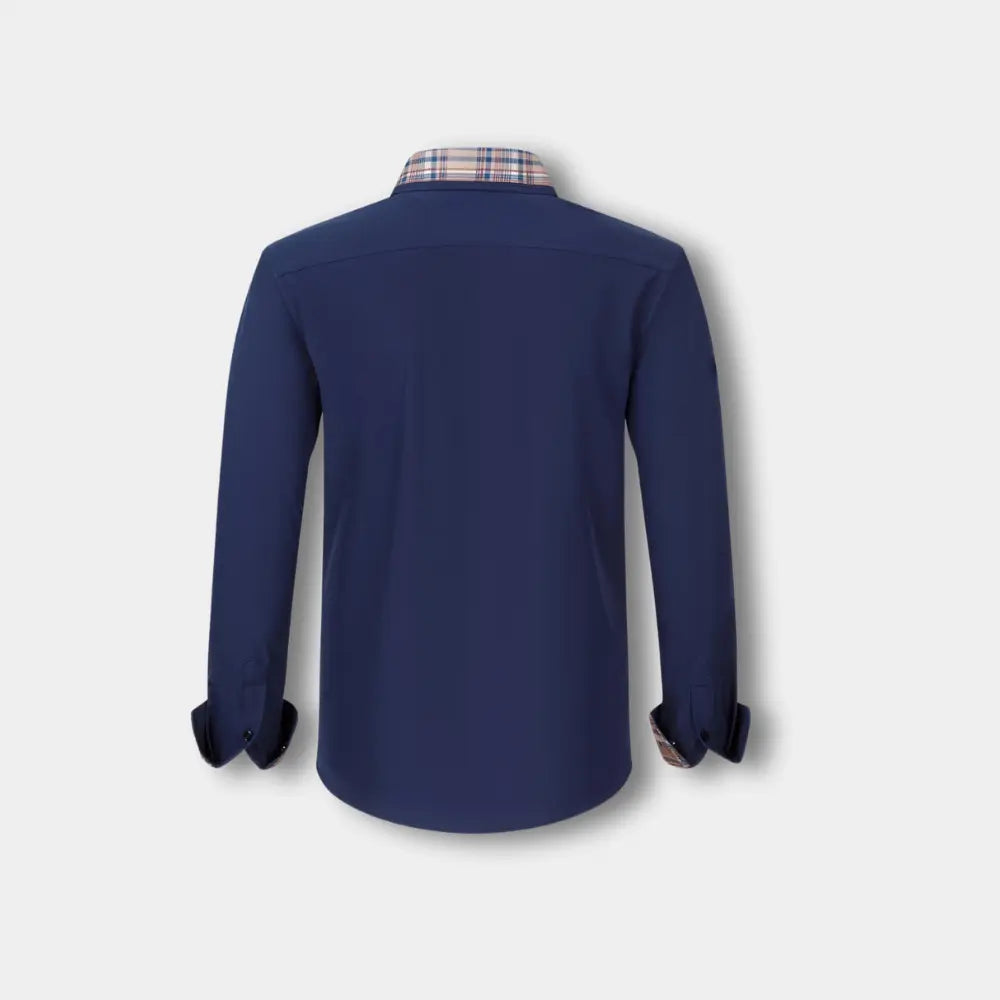 Seosian manches longues à finitions carreaux pour Homme – Joni
