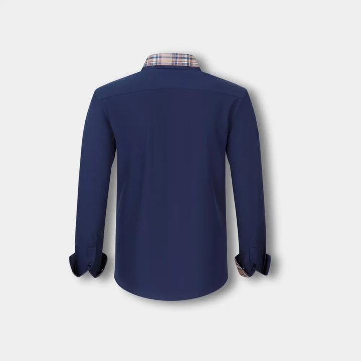 Seosian manches longues à finitions carreaux pour Homme – Joni