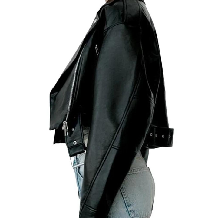 Naevasa | Veste Slim En Cuir Pour Femmes