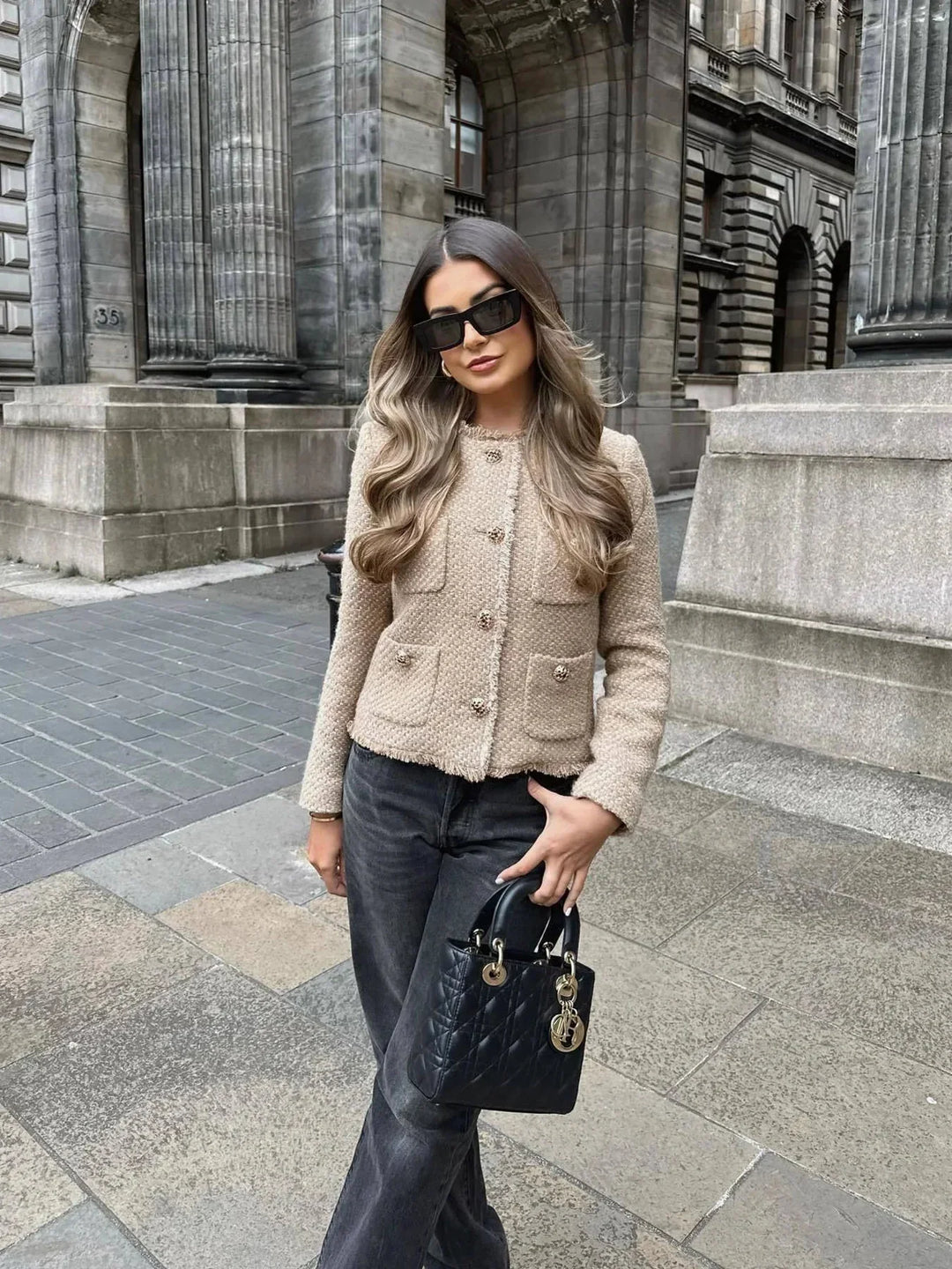 Aoraera | Veste Tweed Élégante pour Femmes