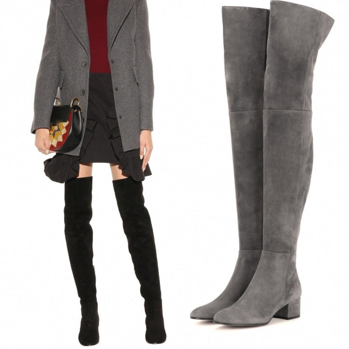 Mounara | Bottes élégantes au-dessus du genou pour femmes