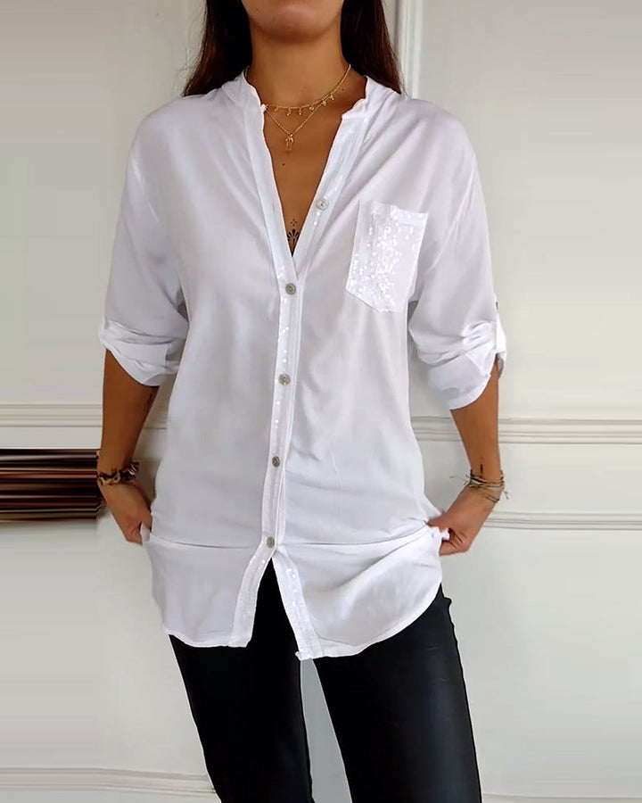 Viellea | Chemise Décontractée Manches Longues pour Femmes