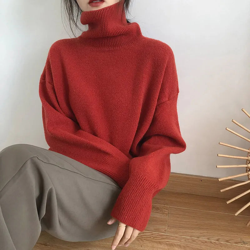 Sioraema | Pull col roulé élégant pour femmes