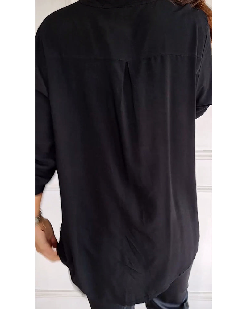 Viellea | Chemise Décontractée Manches Longues pour Femmes