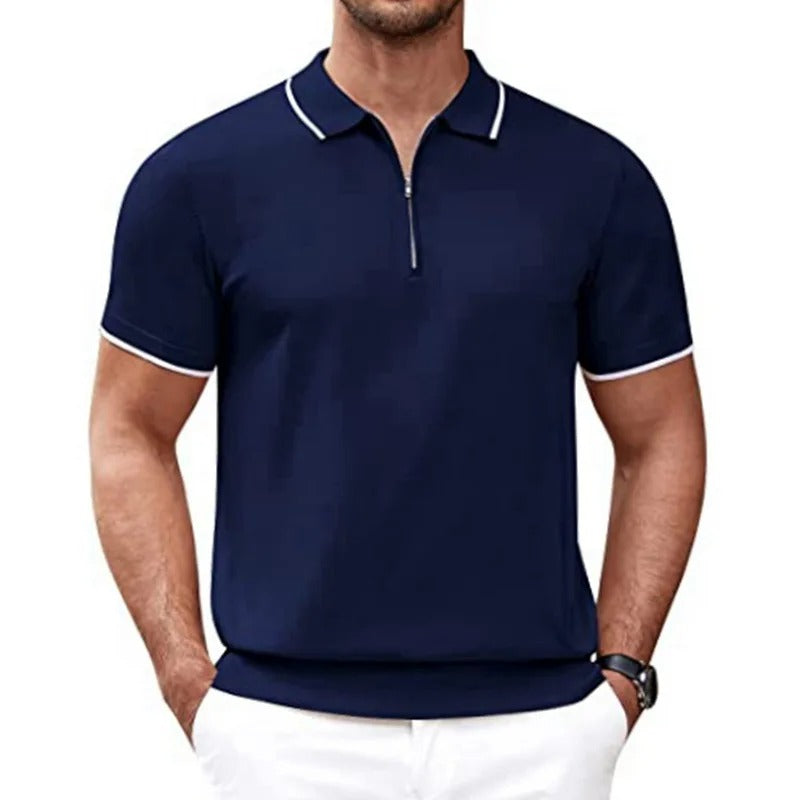 Veaynes | Menswear Polo en maille à manches courtes