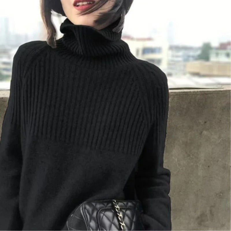 Selinesa | Pull col roulé doux et chic pour femmes