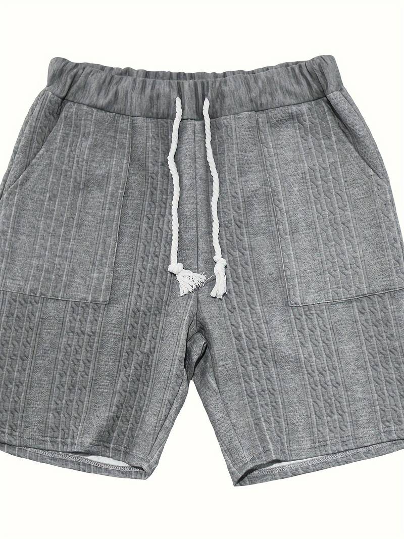 Seanas | Combinaison décontractée en short jacquard pour hommes