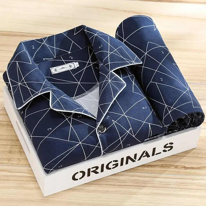 Neorar | Pyjama rayé élégant et confortable pour hommes