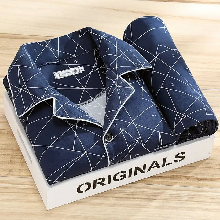Neorar | Pyjama rayé élégant et confortable pour hommes