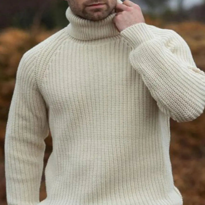 Oaynen | Pull col roulé élégant pour hommes