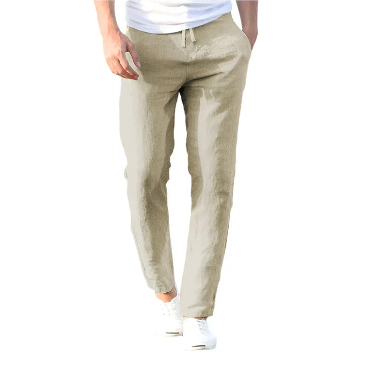 Oarrar | Pantalon Lin Décontracté pour Hommes