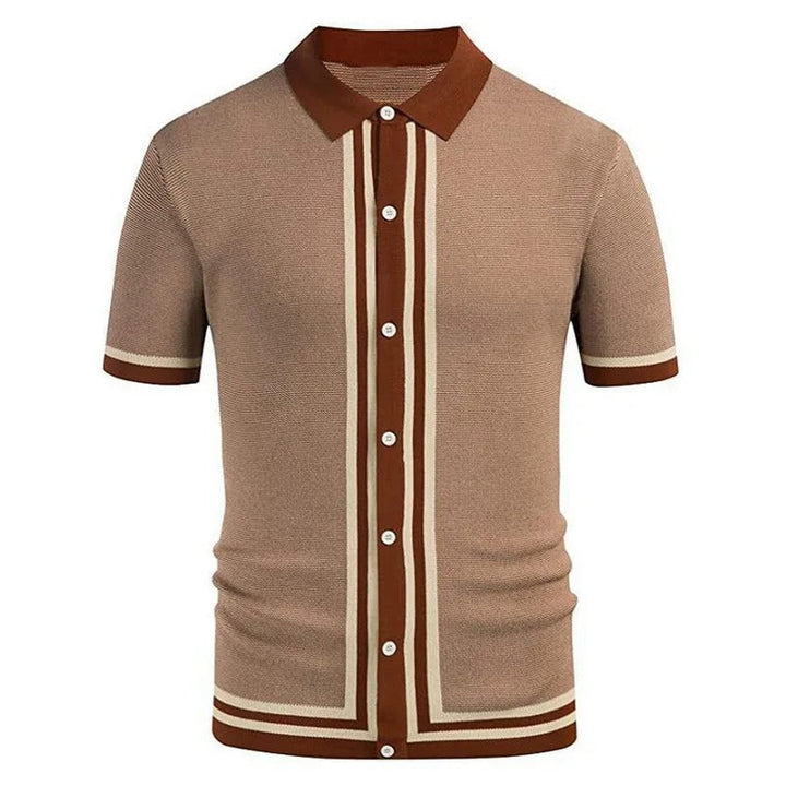 Veaynes | Menswear Polo en maille à manches courtes