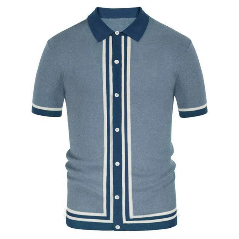 Veaynes | Menswear Polo en maille à manches courtes
