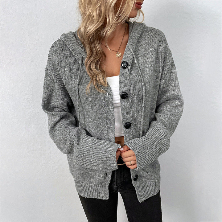 Veliala | Veste en Tricot Doux à Capuche pour Femmes