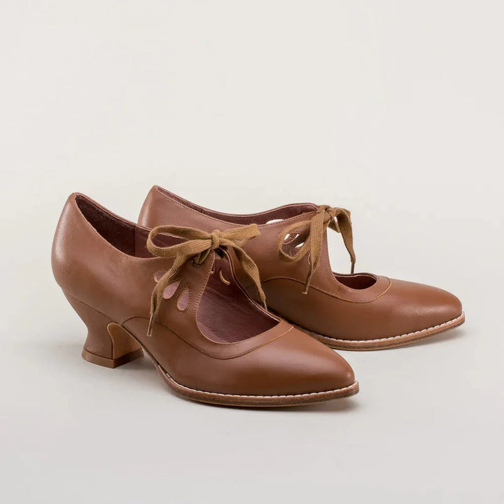 Sounaxa | Chaussures rétro élégantes à talon bas