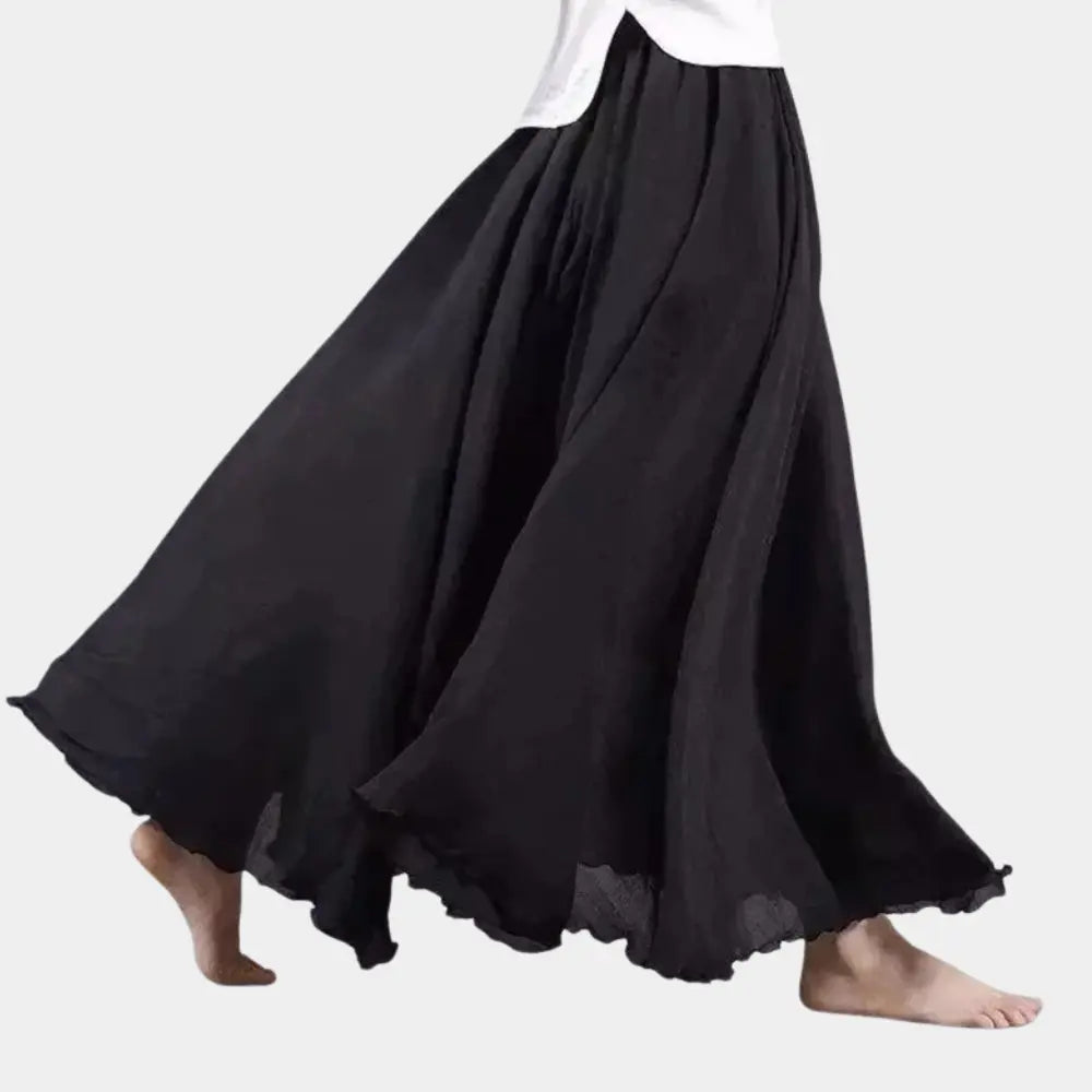 Solinera longue fluide à effet froissé pour Femme – Miquel