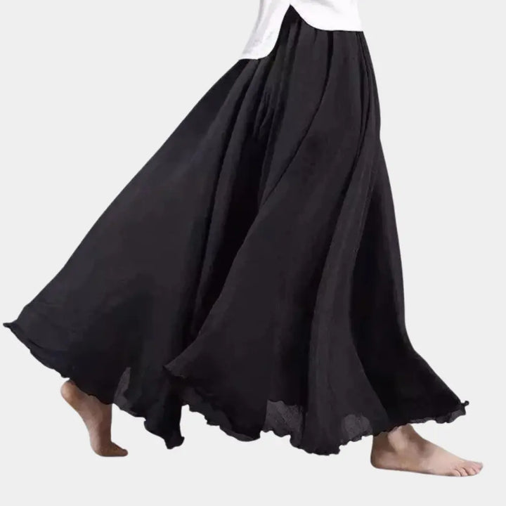 Solinera longue fluide à effet froissé pour Femme – Miquel