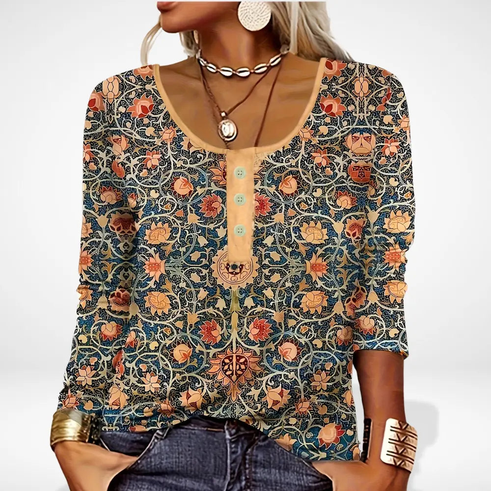 Saonnara à motif éclaté multicolore pour Femme – Thelle