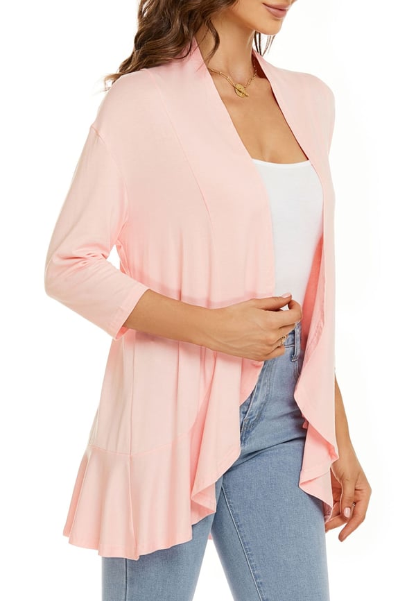 Moanala | Vestes en tricot légères et décontractées avec devant ouvert pour femmes