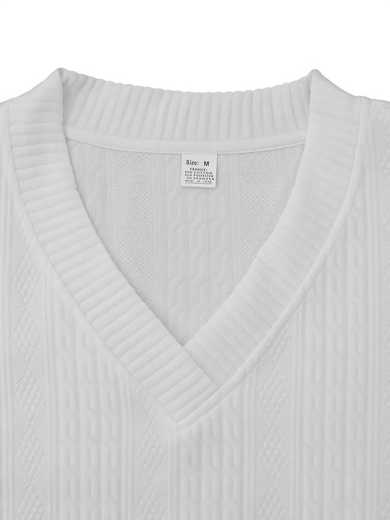 Seanas | Combinaison décontractée en short jacquard pour hommes