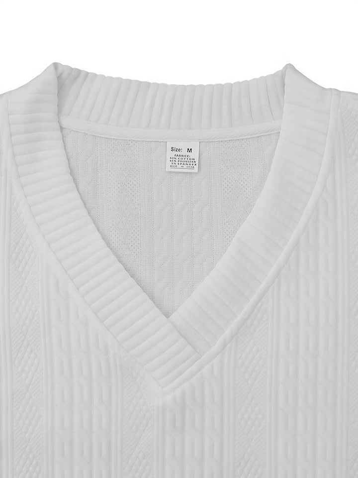Seanas | Combinaison décontractée en short jacquard pour hommes