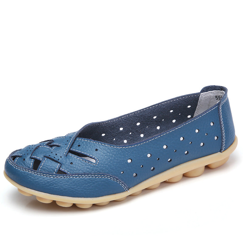 Luenama | Mocassins Confortables en Cuir pour femmes
