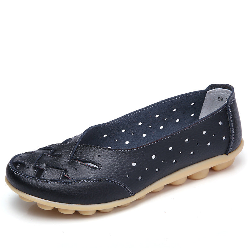 Luenama | Mocassins Confortables en Cuir pour femmes
