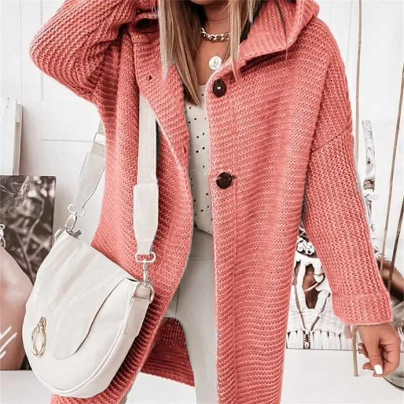 Eayana | Cardigan en cachemire à capuche pour femmes