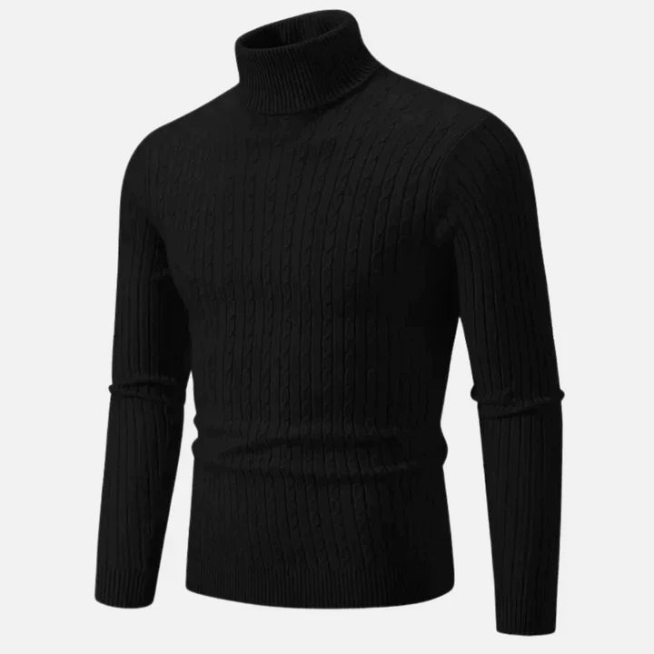 Noorax | Pull col roulé en maille pour hommes