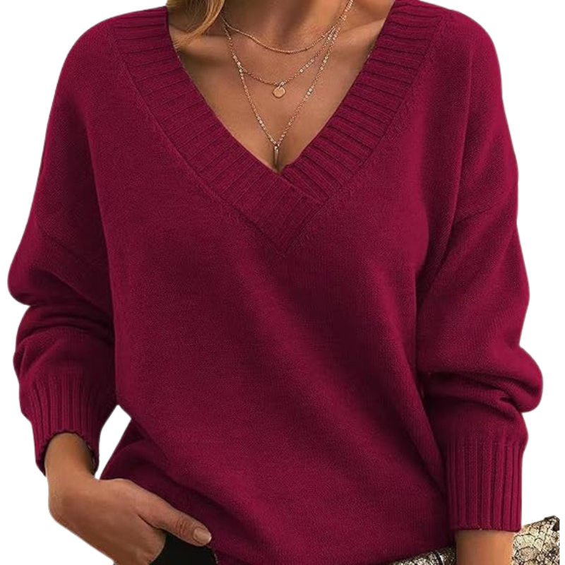 Liira | Pull en cachemire col en V pour femmes