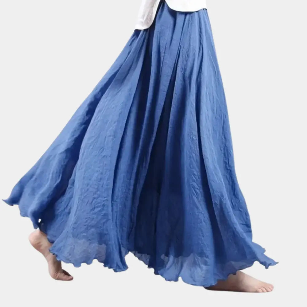 Solinera longue fluide à effet froissé pour Femme – Miquel