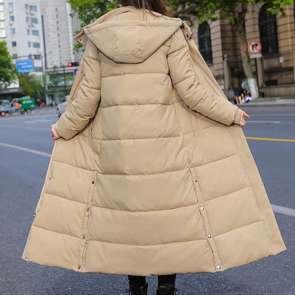 Veayama | Parka Long manteau d'hiver matelassé pour femmes