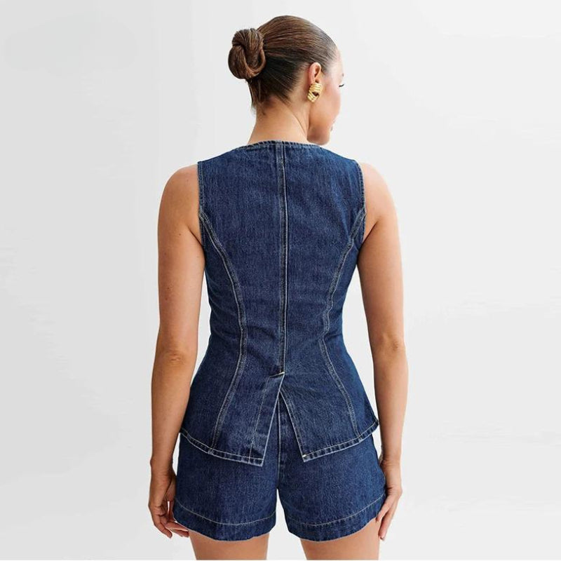 Veoraema | Ensemble Décontracté Sans Manches Femme