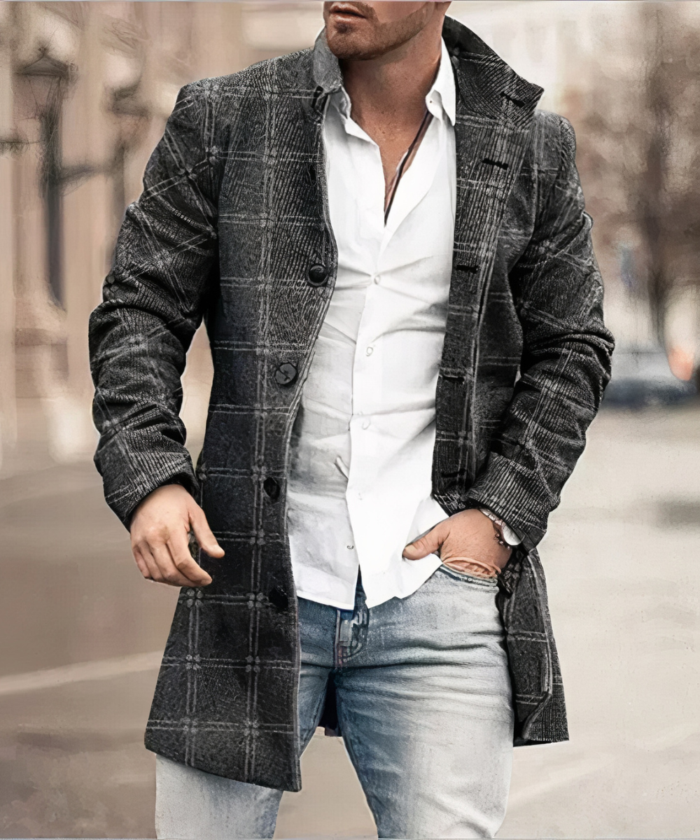 Vaunan | Trench-coat élégant pour hommes