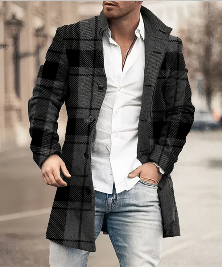 Vaunan | Trench-coat élégant pour hommes