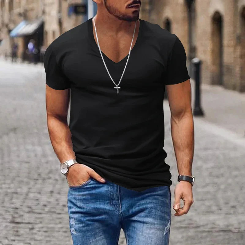Naayner | T-shirt ajusté décontracté pour hommes