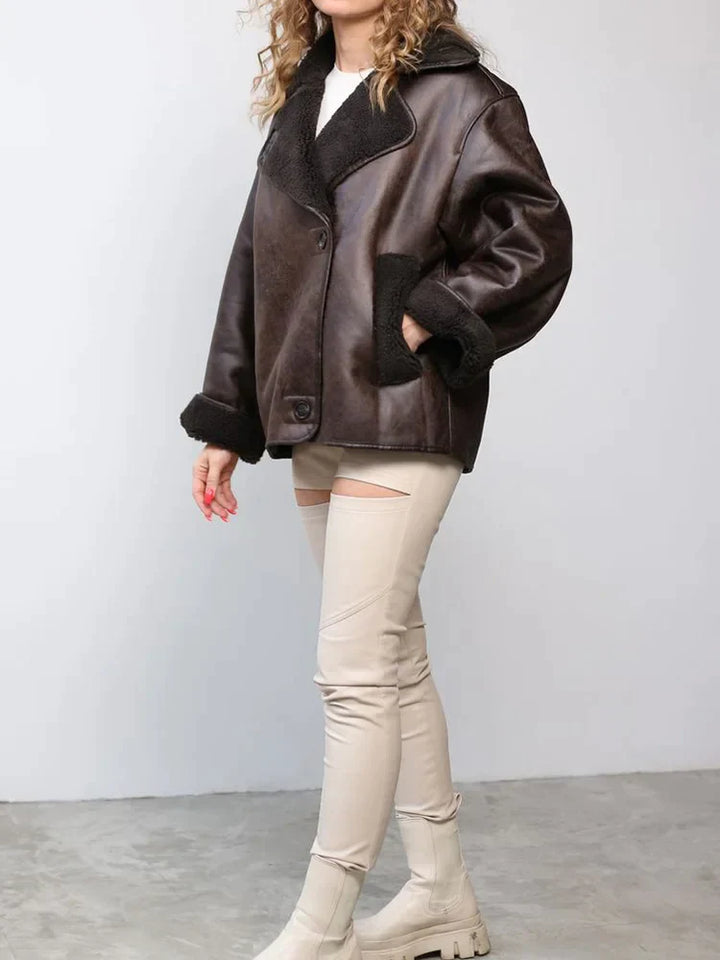 Laarrasa | Veste en cuir vintage