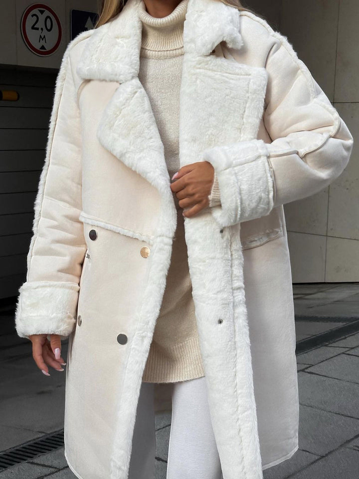 Lievasa | Maxi veste en cuir Chamois