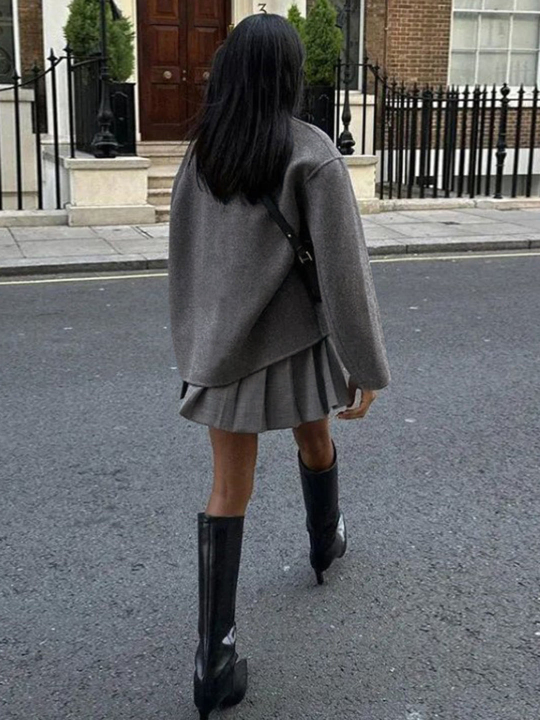 Leettaxa | Veste élégante avec ceinture pour femme