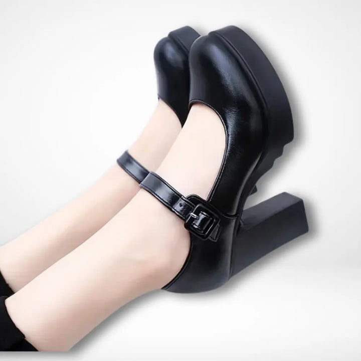 Soosiaxa plateforme avec bride vintage pour Femme – Dora