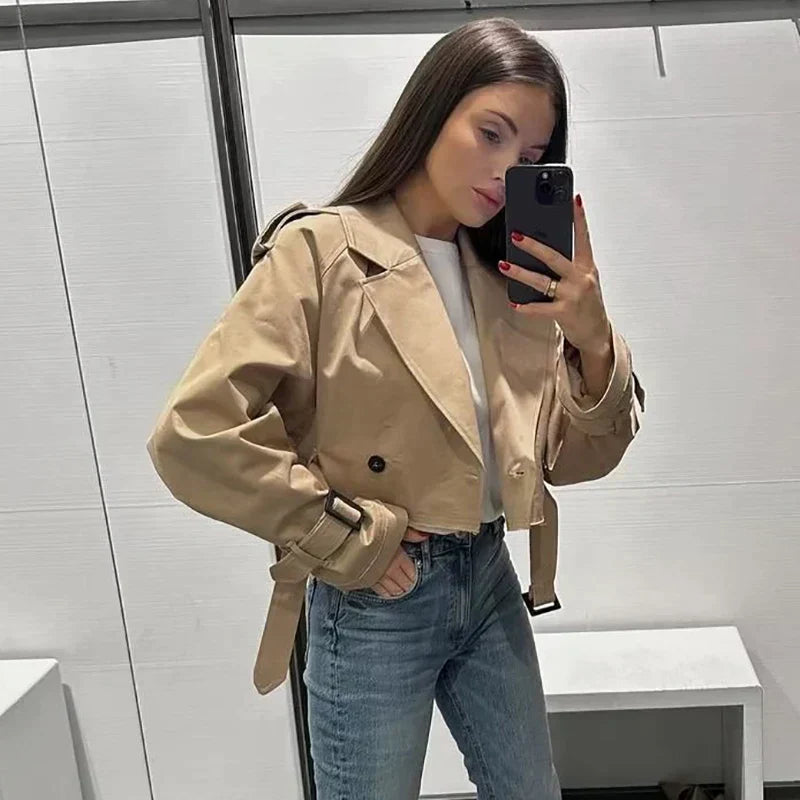 Leana | Trench-coat moderne et élégant pour femmes