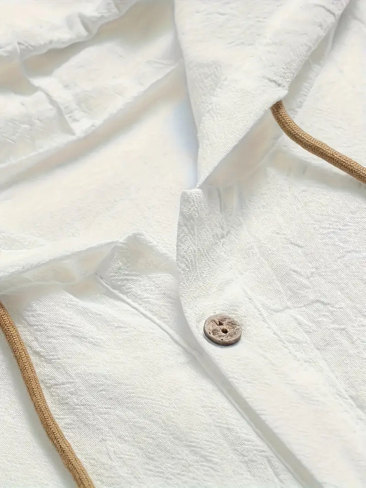 Neiras | Élégant Chemisier à Capuche pour Hommes