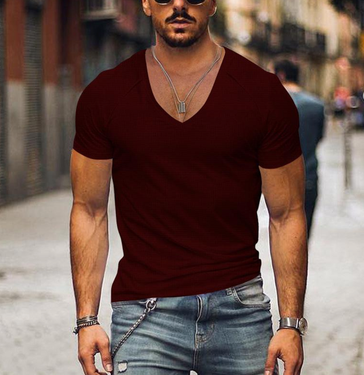 Saarrax | T-shirt col V pour homme