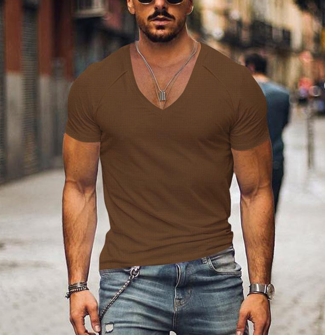 Saarrax | T-shirt col V pour homme