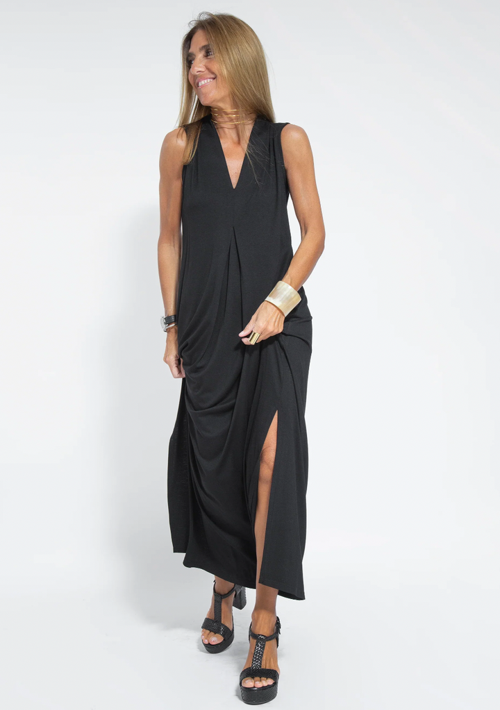 Eanasa robe longue et veste fluide pour femmes - Eva