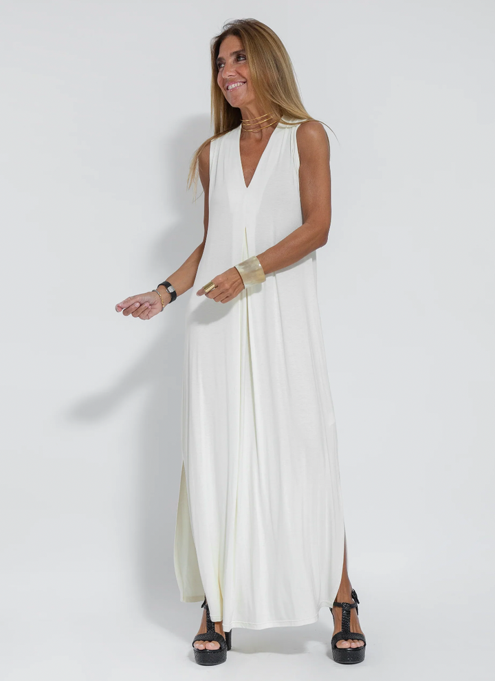 Eanasa robe longue et veste fluide pour femmes - Eva